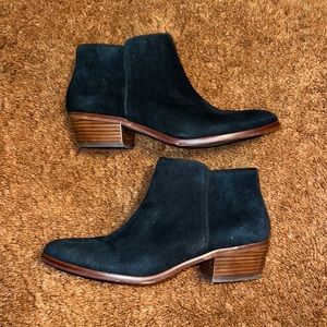 Sam Edelman Petty Black Suede Boots